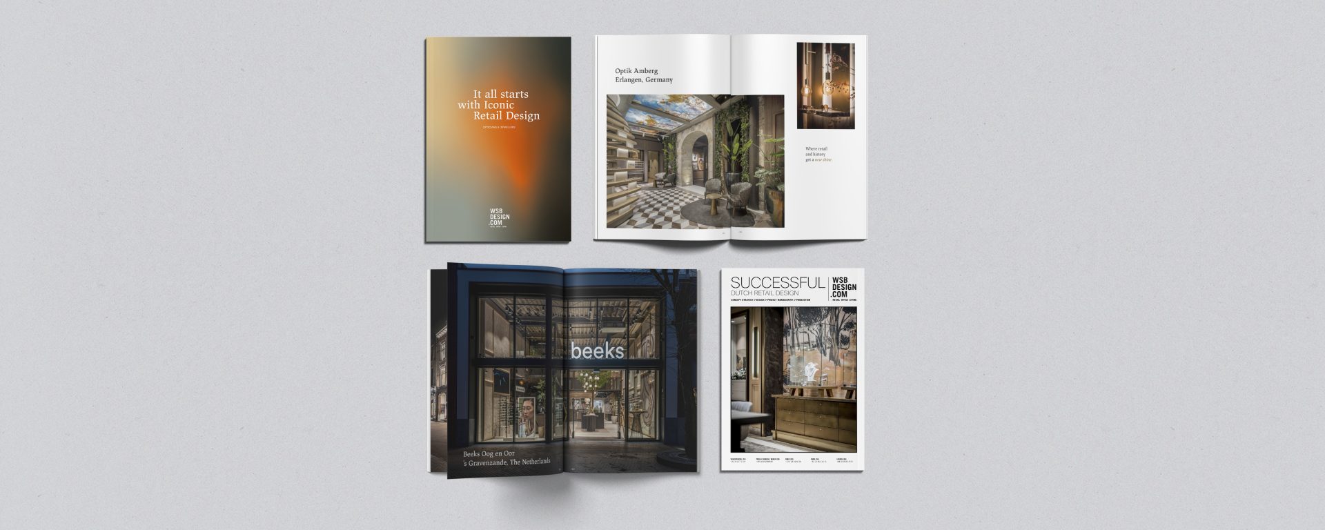 WSB Lookbook interieurontwerp voor optiekwinkels